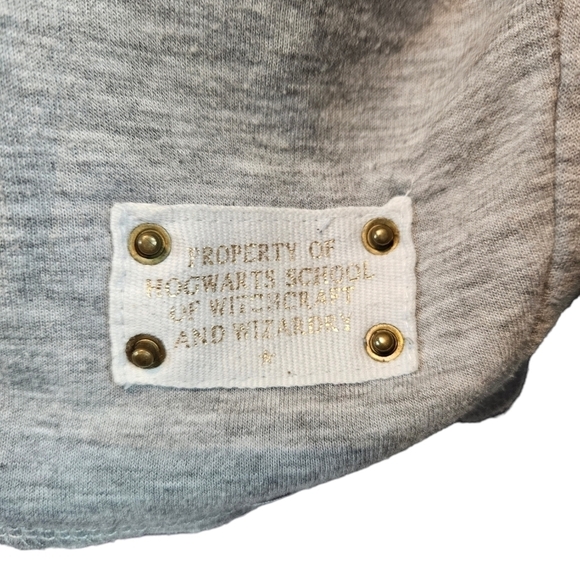 Harry Potter Gray Gryffindor‎ Team Captain Cropped Hoodie Size Medium Women's - Picture 7 of 12